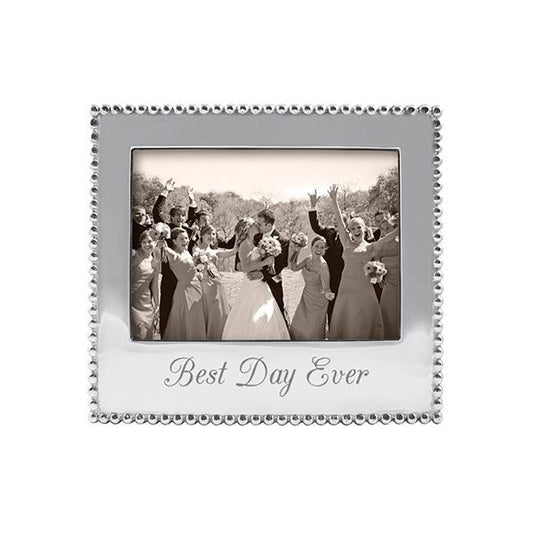Mariposa Frame - Beaded BEST DAY EVER 5x7
