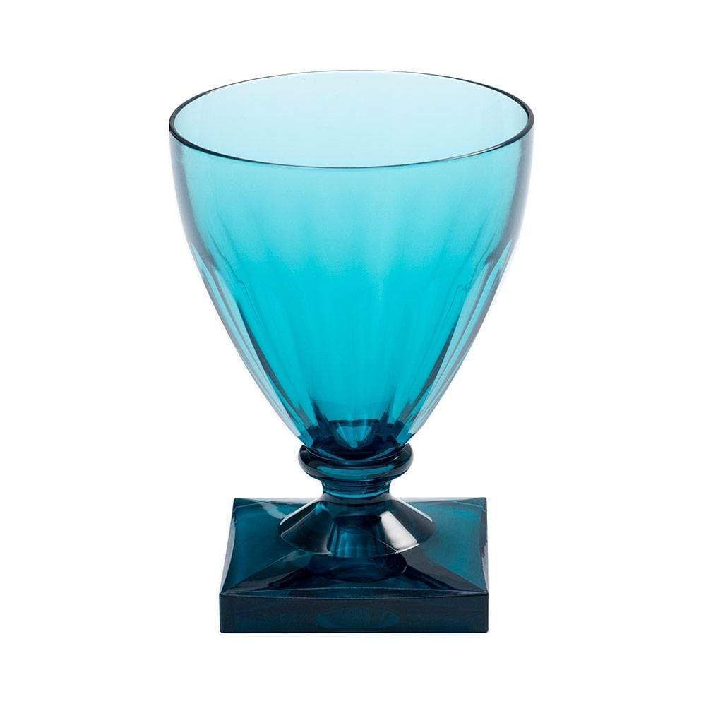 Caspari Acrylic: Wine Goblet Turquoise