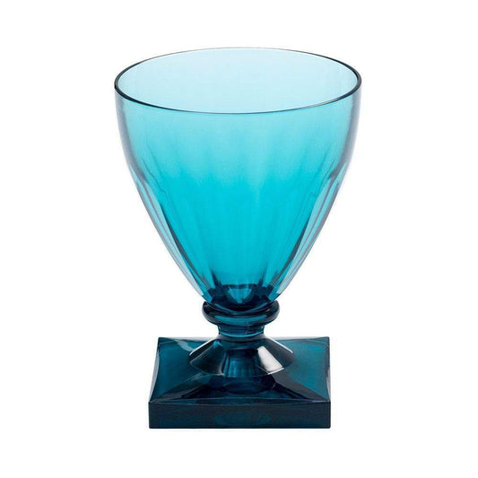 Caspari Acrylic: Wine Goblet Turquoise