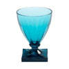 Caspari Acrylic Wine Goblet Turquoise