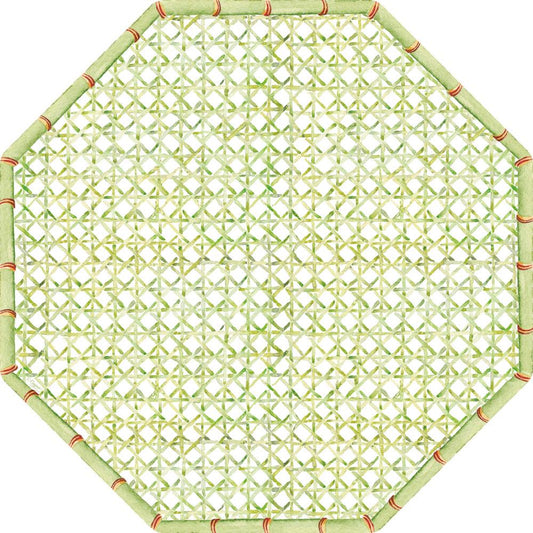Caspari Placemat: Holly Trellis Die-Cut