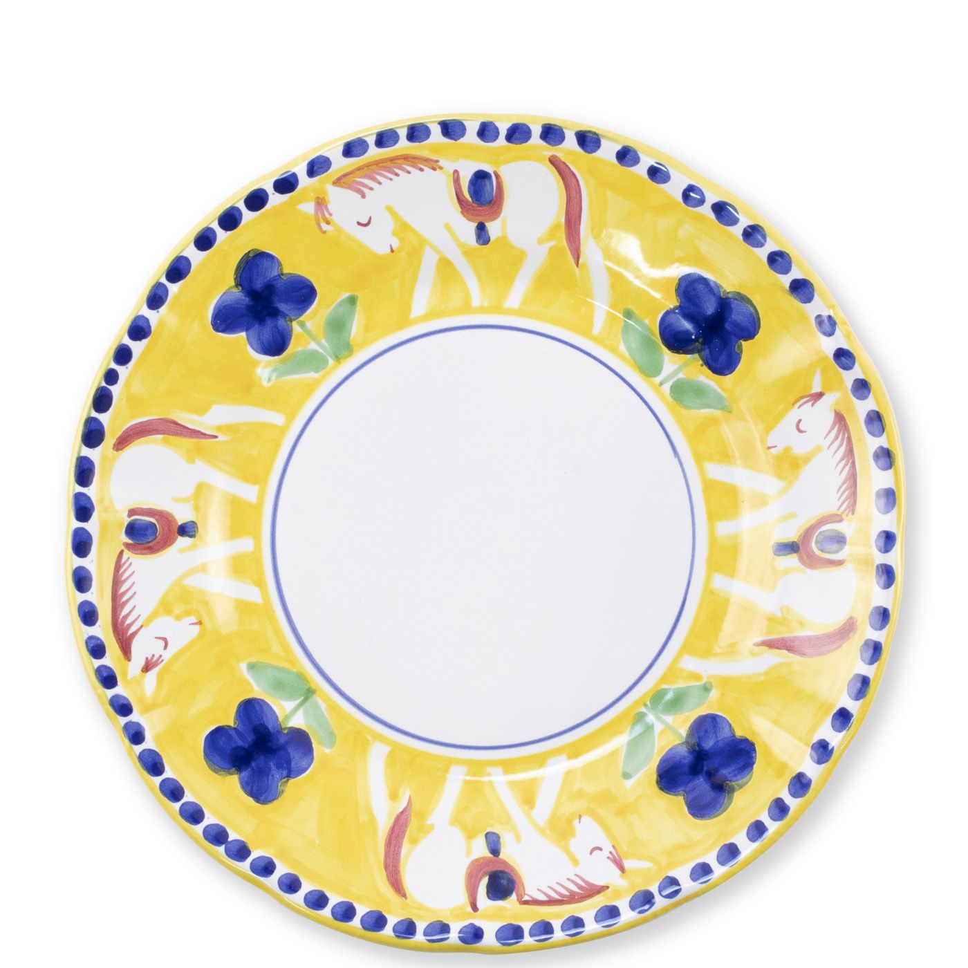 Vietri Campagna Cavallo (Horse) Dinner Plate