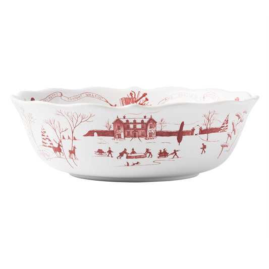 Juliska Country Estate Winter Frolic Ruby - 10" Serving Bowl