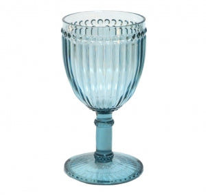 Le Cadeaux Milano Acrylic Teal Wine Glass