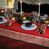 Garnier Thiebaut Couronne De Noel Rouge Tablecloth, 69" x 69"