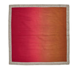 Kim Seybert Napkins: Dip Dye in Cranberry & Orange, Set of 4