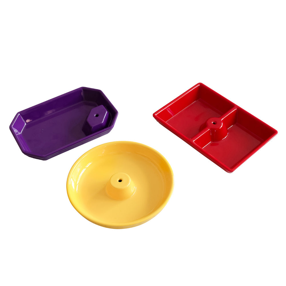 Nora Fleming Melamine: Pinstripe Dainty Dishes - Brights