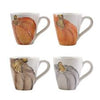 Vietri Pumpkins Assorted Mugs - Set of 4