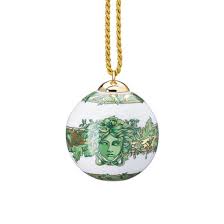 Versace Medusa Garland Ornament Globe