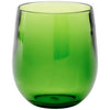 Caspari Acrylic 12oz Tumbler Glass in Emerald