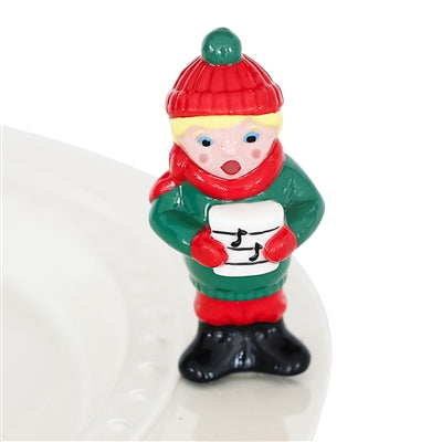 Nora Fleming Mini: Fa-la-la (Caroler)