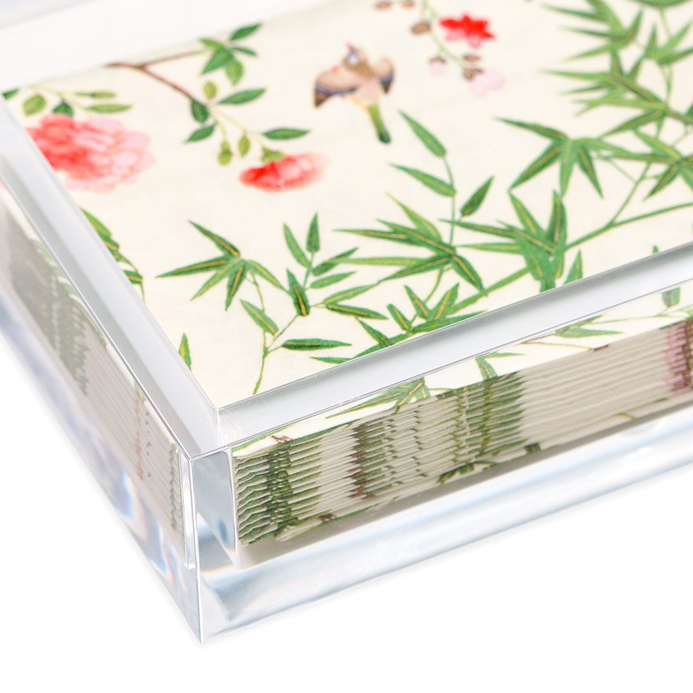 Caspari Holder: Guest Towel - Acrylic