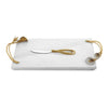 Michael Aram Calla Lily Marble Cheese Board with Knife