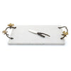 Michael Aram Butterfly Ginkgo Marble Cheeseboard With Knife