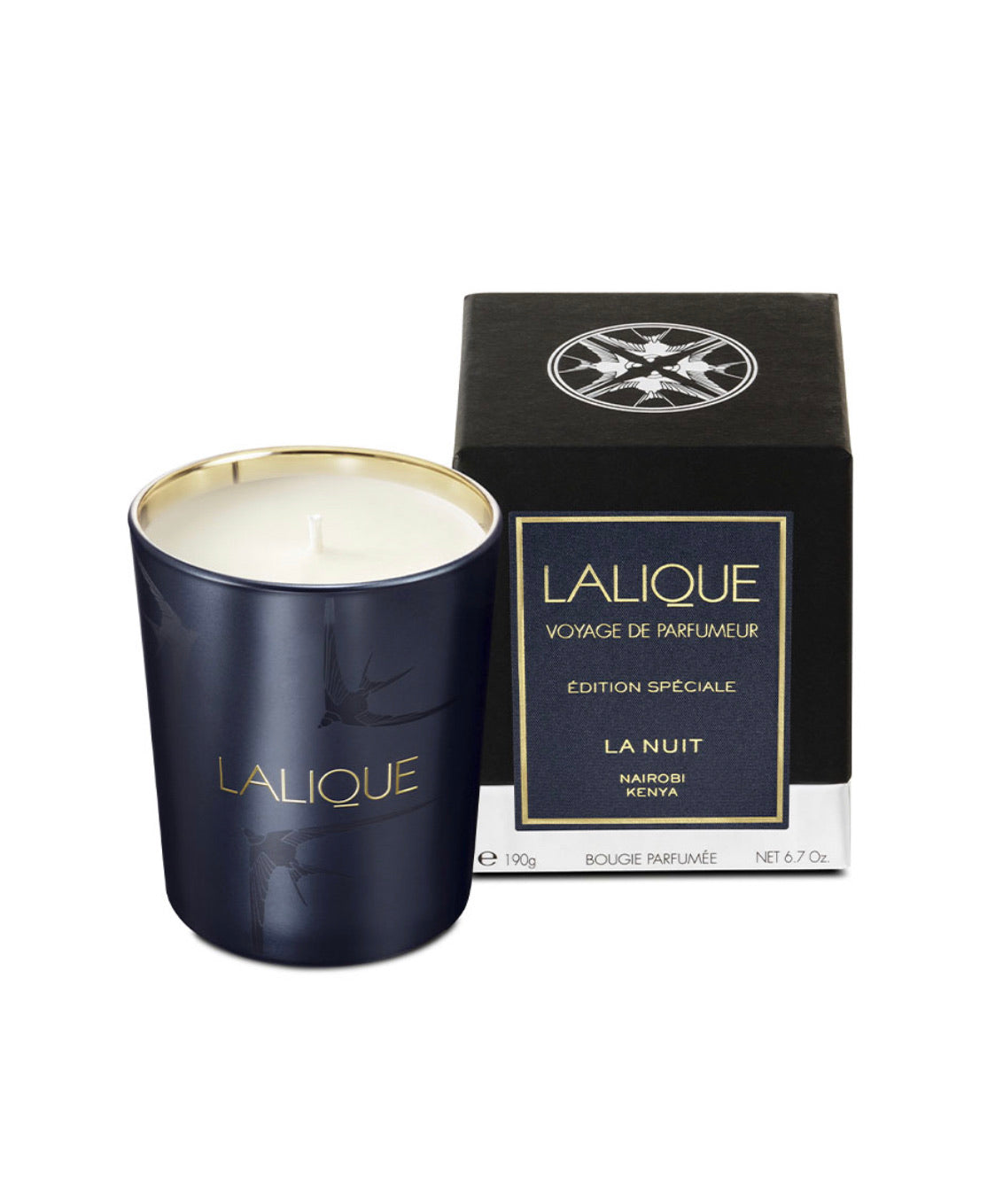 Lalique Scented Candle - The Night, Nairobi - Kenya