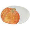Vietri Pumpkins Small Oval Platter with Pumpkin