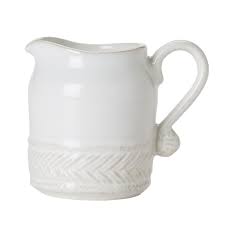 Juliska Le Panier Whitewash Creamer
