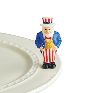 Nora Fleming Mini: All American (Uncle Sam)