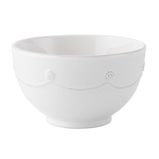 Juliska Melamine: Berry & Thread Cereal/Ice Cream Bowl  - Whitewash