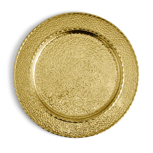 Michael Aram Hammertone Charger - Gold