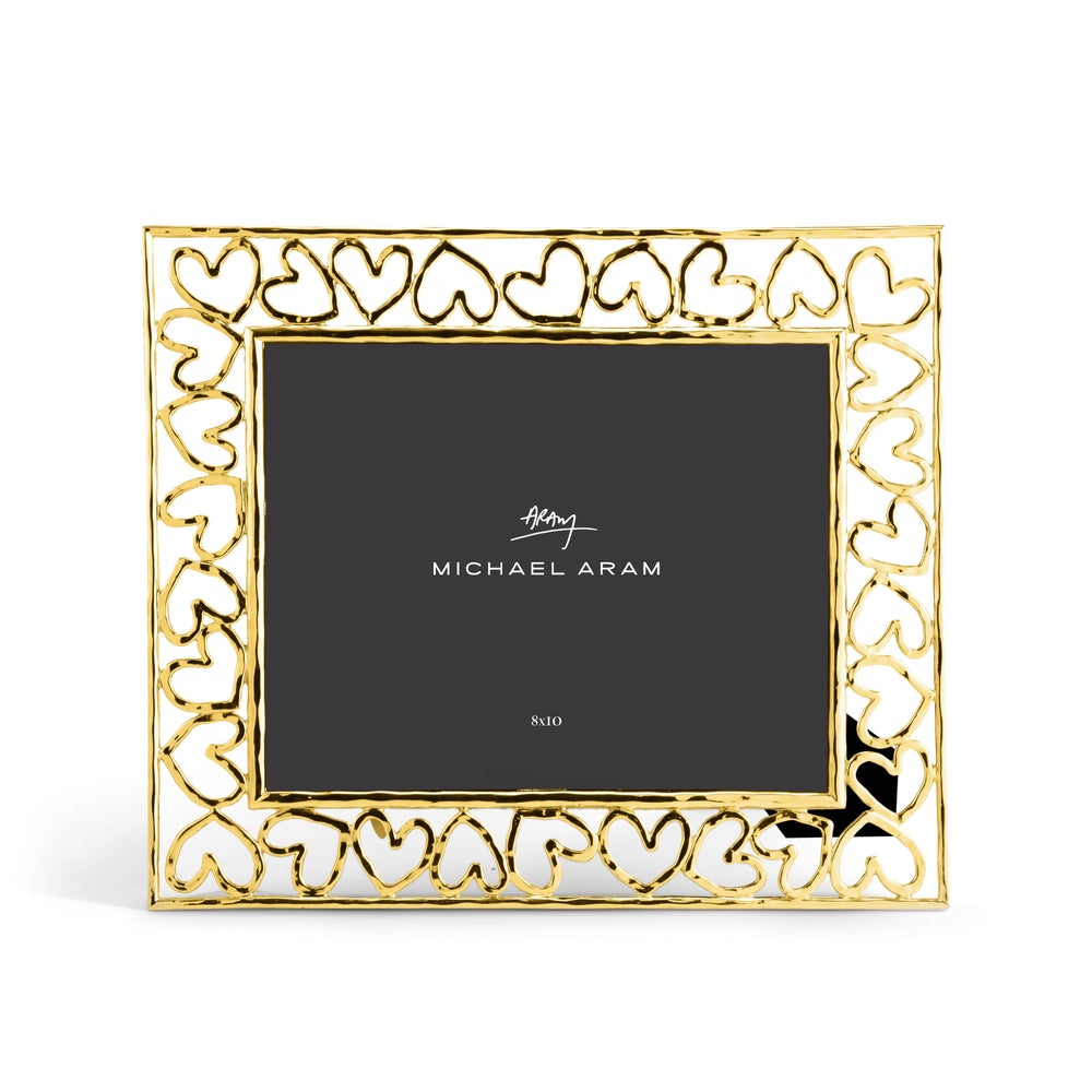 Michael Aram Heart Frame - Gold 8x10