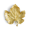 Michael Aram New Leaves Grape Leaf Snack Plate Gold