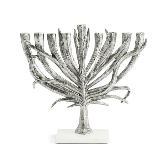 Michael Aram Palm Small Menorah - Silver