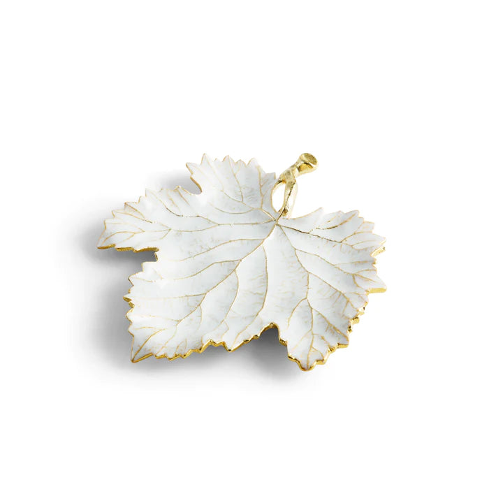 Michael Aram Winter Leaves Grape Leaf Dish