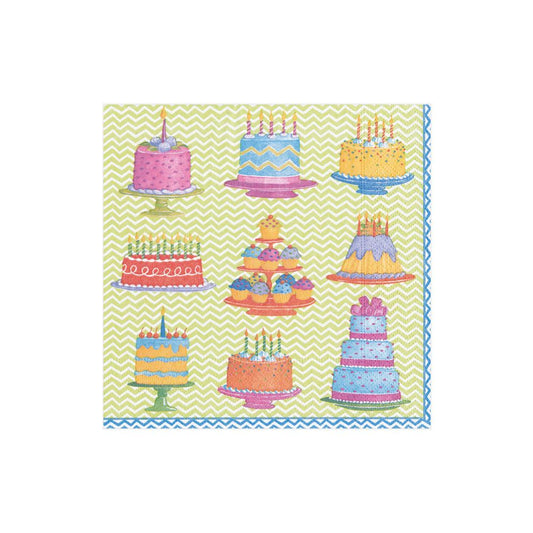 Caspari Cocktail Napkins: Sweet Temptations