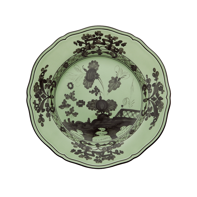Ginori 1735 Oriente Italiano Dessert/Salad Plate - Bario (Light Green)