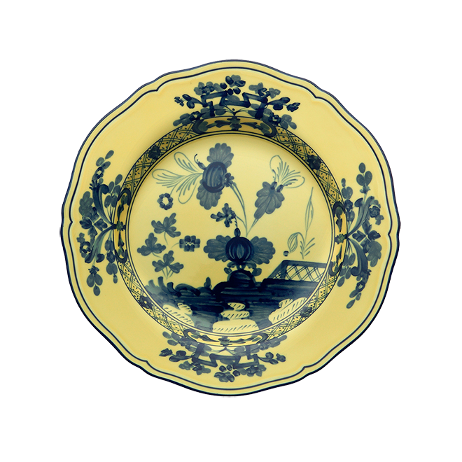 Ginori 1735 Oriente Italiano Dessert/Salad Plate - Citrino (Yellow)