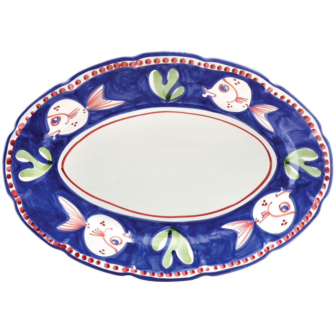 Vietri Campagna Pesce (Fish) Oval Platter