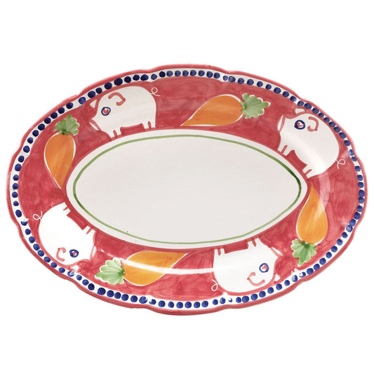 Vietri Campagna Porco (Pig) Oval Platter