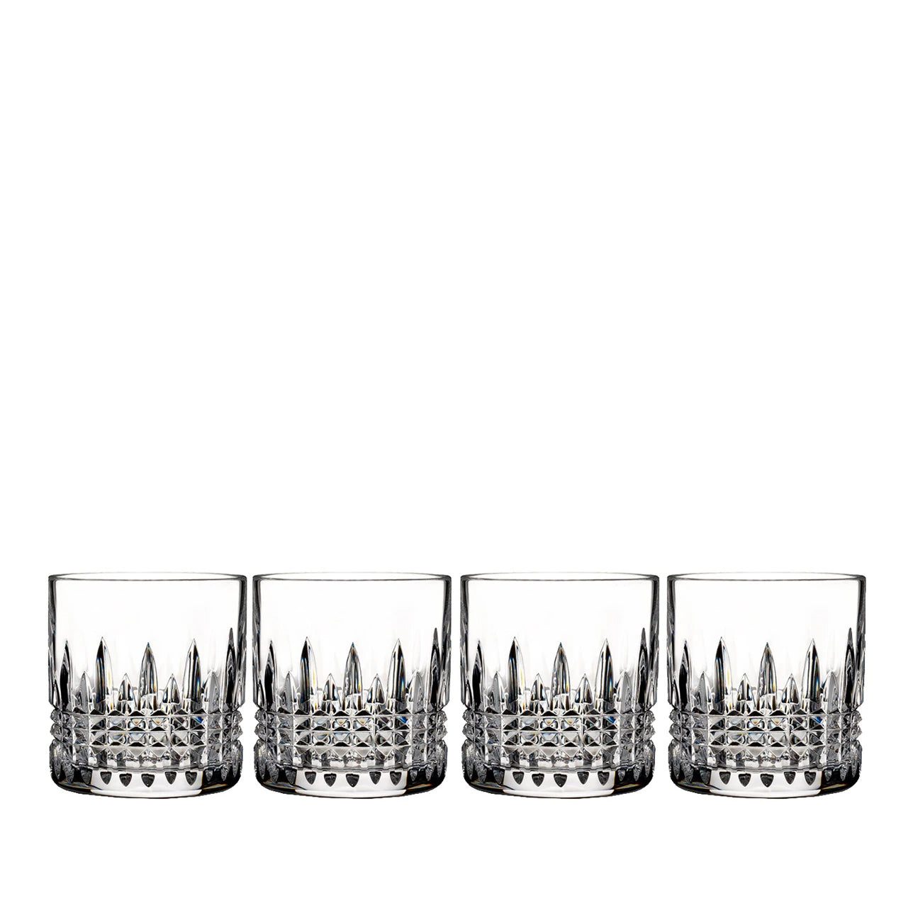 Waterford Lismore Connoisseur Diamond Straight Sided Tumblers, Set of 4
