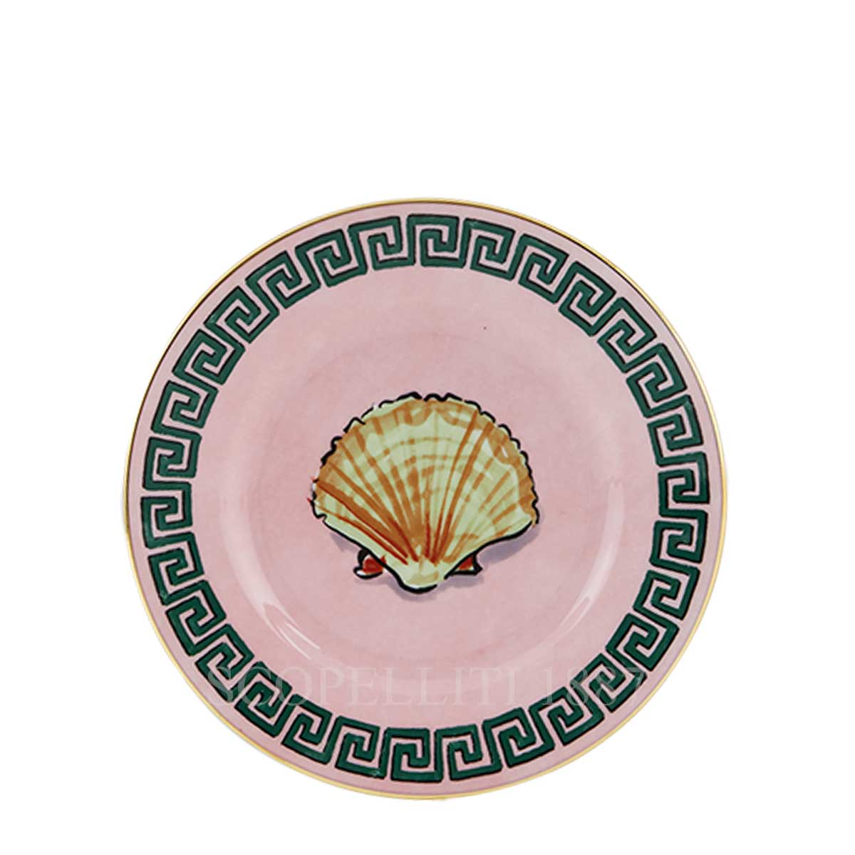 Ginori 1735 Il Viaggio Di Nettuno Bread Plate - Set of 2 - Pink