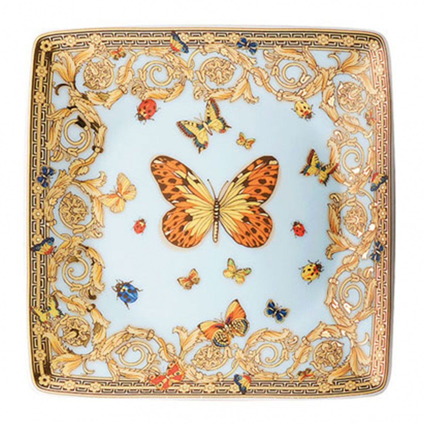 Versace Gold Butterfly Garden Dinnerware Set