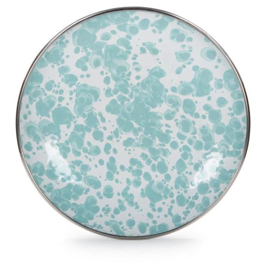 Golden Rabbit Sea Glass Swirl Sandwich Plate