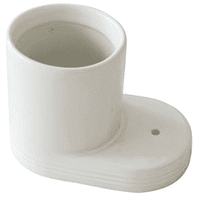 Nora Fleming Stoneware: Pinstripes Round Cutie Container