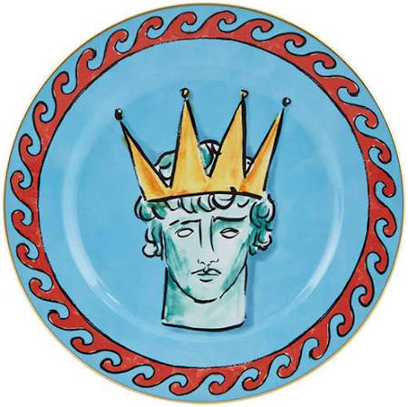 Ginori 1735 Il Viaggio Di Nettuno Dinner Plates - Set of 2 - Sea Blue