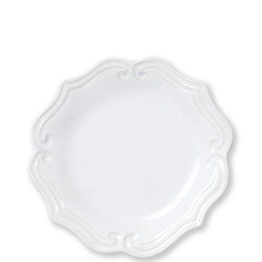 Vietri Incanto Stone Baroque Salad Plate - White