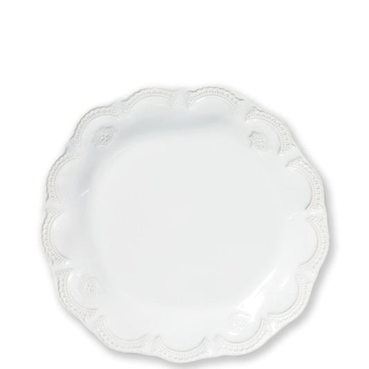 Vietri Incanto Stone Lace Salad Plate - White