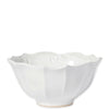 Vietri Incanto Stone Baroque White Medium Serving Bowl