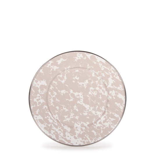 Golden Rabbit Taupe Swirl Salad Sandwich Plate