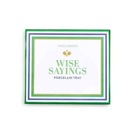 Two's Company Pickleball Trays, Assorted Sayings