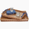 Two's Company Tray - Wicker Rectangle - Medium