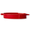 Vietri Lastra Red - Handled Baker Oval