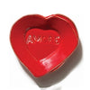 Vietri Lastra Red - Heart Mini Amore Plate