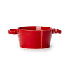Vietri Lastra Red - Handled Bowl Small