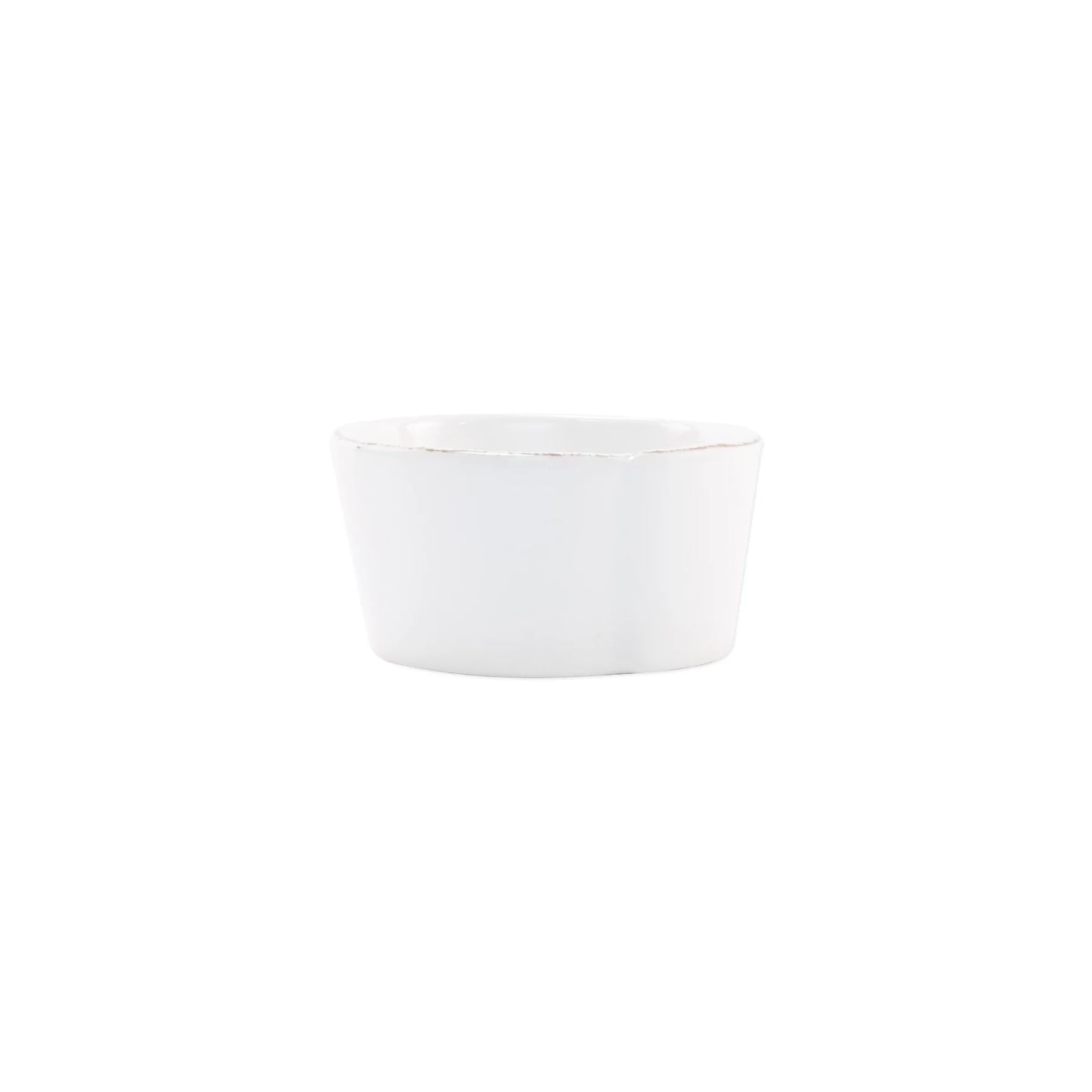 Vietri Melamine: Lastra White Condiment Bowl