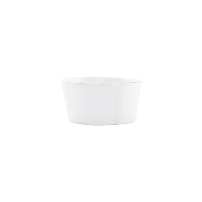 Vietri Melamine: Lastra White Condiment Bowl